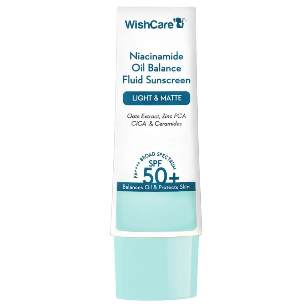 Wishcare Niacinamide Oil Balance Fluid Sunscreen Light & Matte