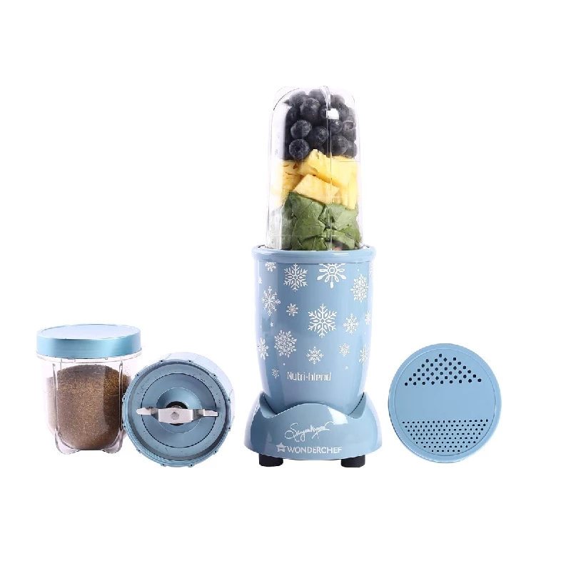 Wonderchef Nutri-Blend Mixer Grinder & Blender - Blue Wonderchef Nutri-Blend Mixer Grinder & Blender - Blue-Pack Size-2 Jar