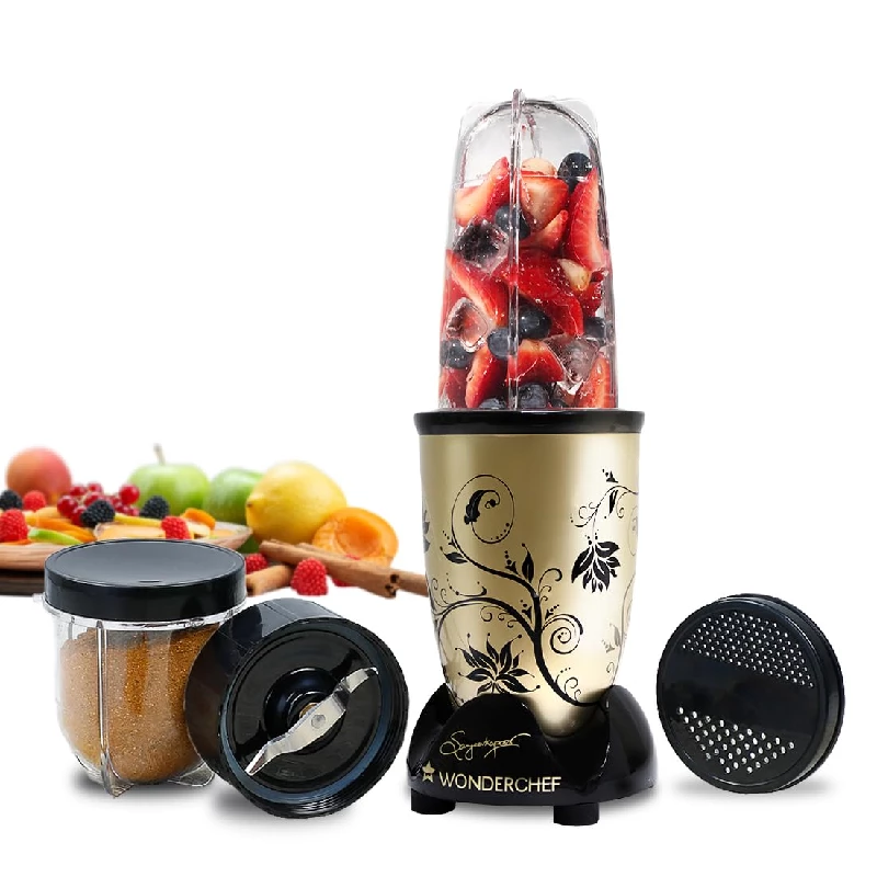 Wonderchef Nutri-Blend Mixer Grinder & Blender-Champagne