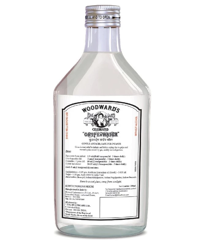 Woodward's Gripe Water | Gentle Infant Antacid | Colic and Gas Relief-3
