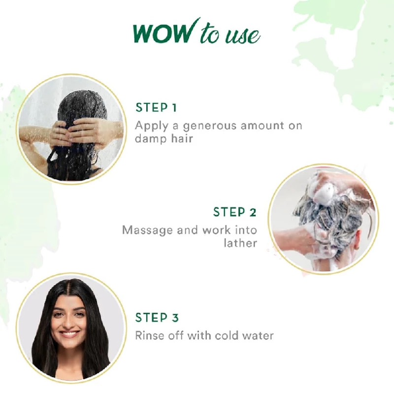 Wow Skin Science Green Tea & Tea Tree Anti-Dandruff Shampoo - Image 6