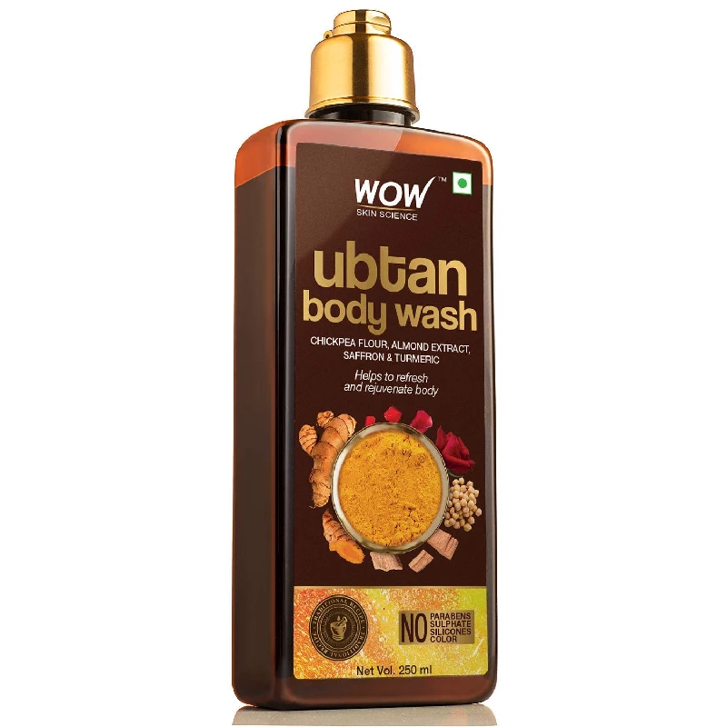 Wow Skin Science Ubtan Body Wash For Tan Removal And Glowing Skin Wow Skin Science Ubtan Body Wash For Tan Removal And Glowing Skin-Pack Size-250 ml