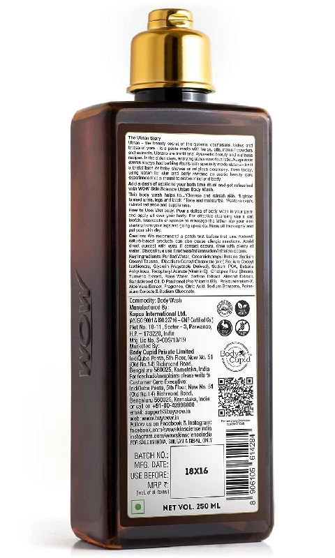 Wow Skin Science Ubtan Body Wash For Tan Removal And Glowing Skin - Image 6