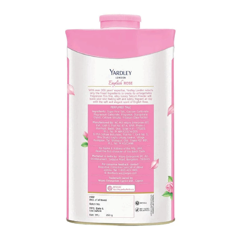 Yardley London English Rose Perfumed Talc - Image 3