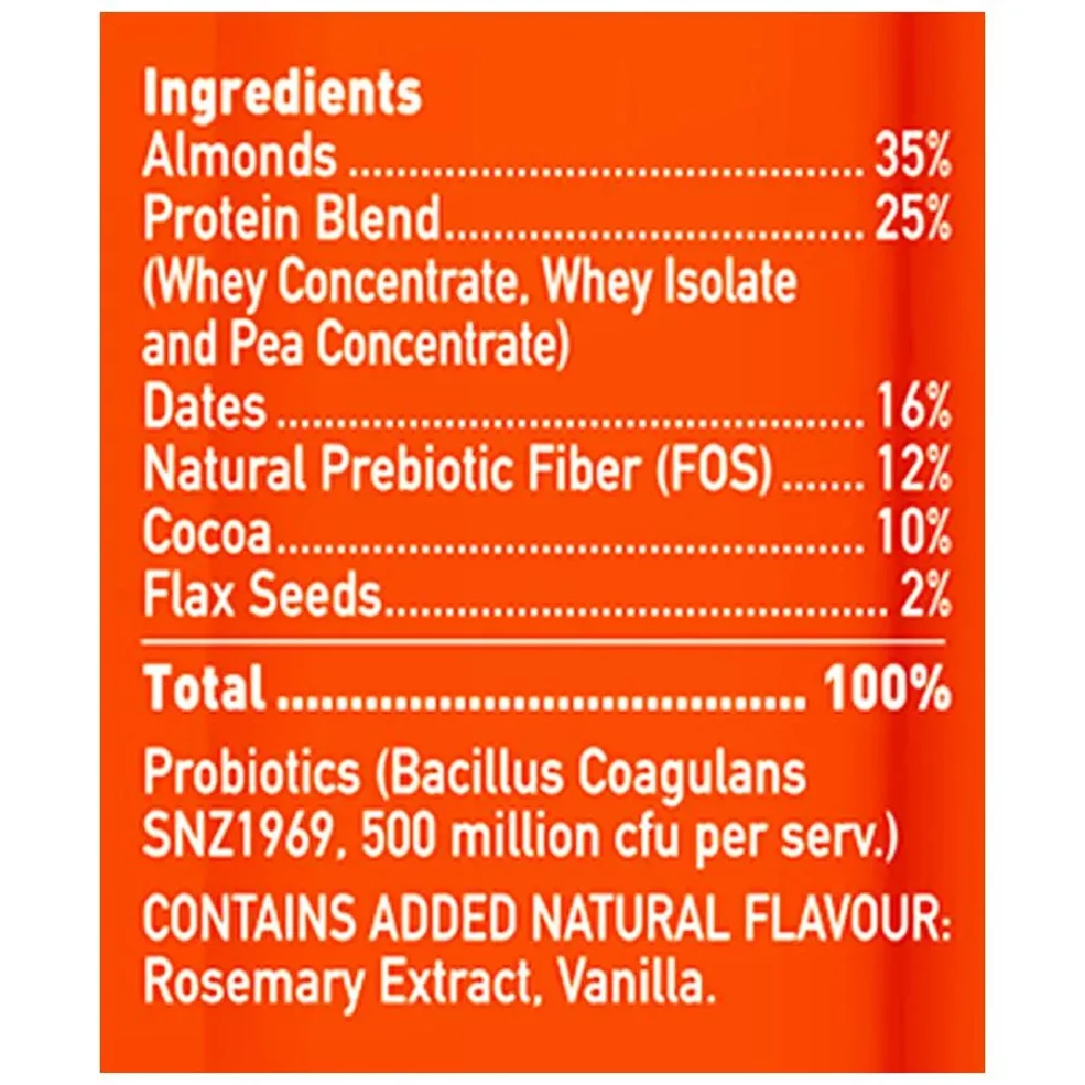 Yoga Bar 20g Protein Bar - Almond Fudge, No Added Sugar, Loaded With Fibre - Image 3
