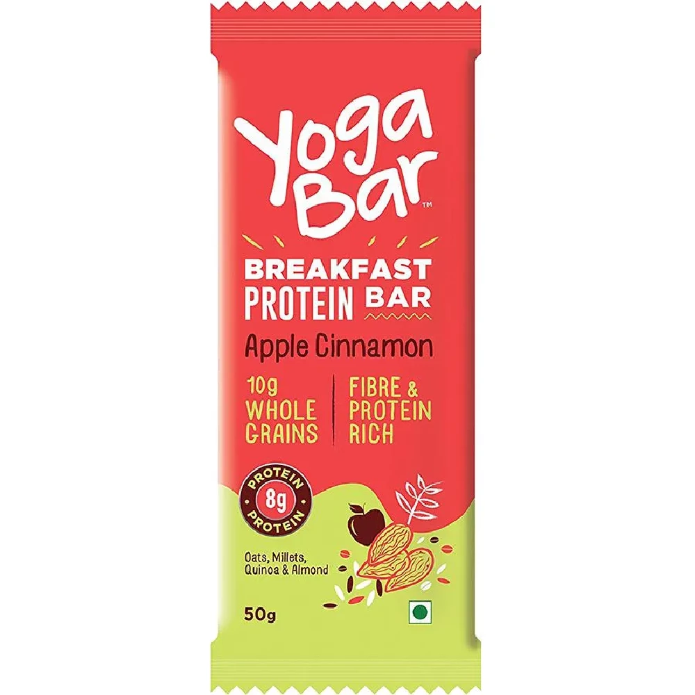 Yoga Bar Breakfast Protein Bar - Apple Cinnamon, Healthy Snack