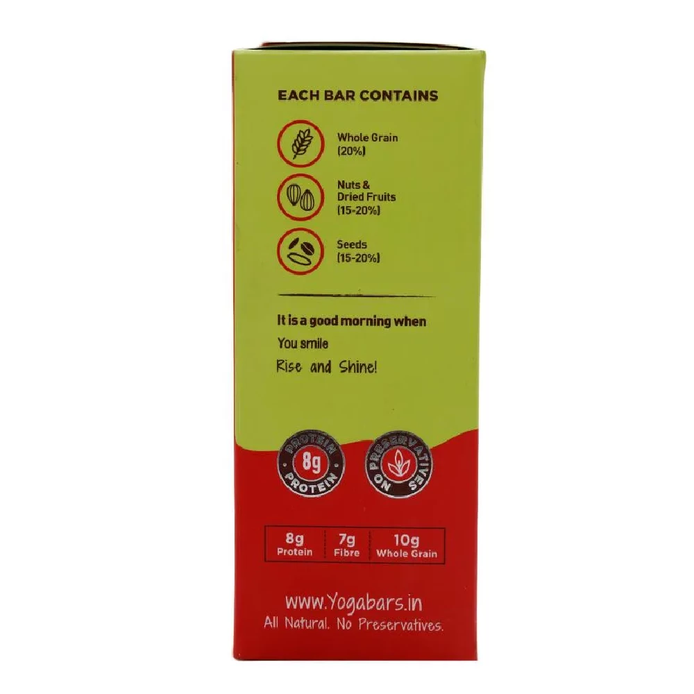 Yoga Bar Breakfast Protein Bars - Apple Cinnamon, Healthy Snack, Rich In Protein & Fibre - Image 6