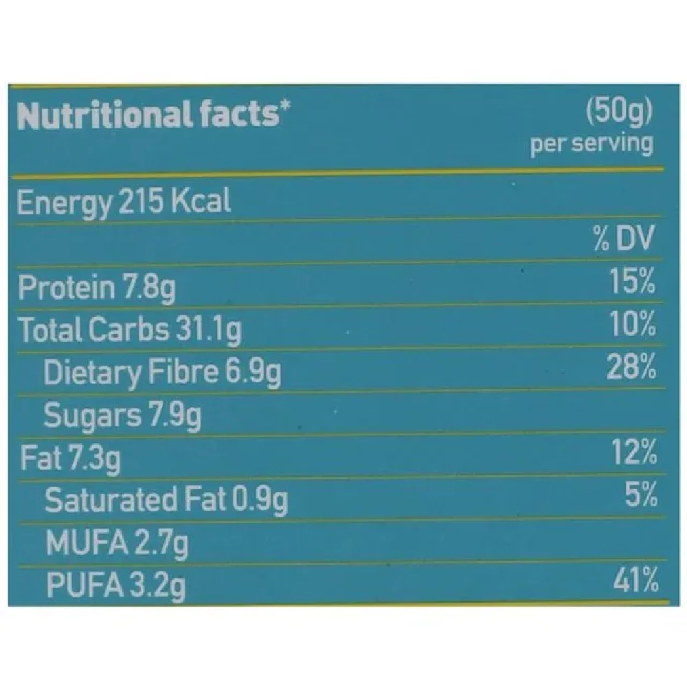 Yoga Bar Breakfast Protein Bars - Blueberry Pie, Healthy Snack, Rich In Protein & Fibre, 50 g (Pack of 6) - Image 4