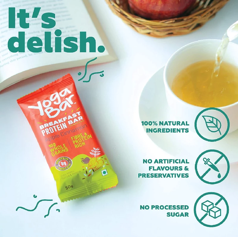 Yogabar Breakfast Bars Variety Pack with High Energy & Nutrition Bars - Image 3