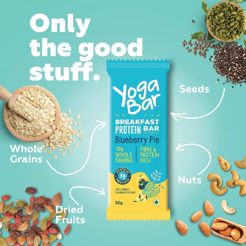 Yogabar Breakfast Bars Variety Pack with High Energy & Nutrition Bars - Image 4