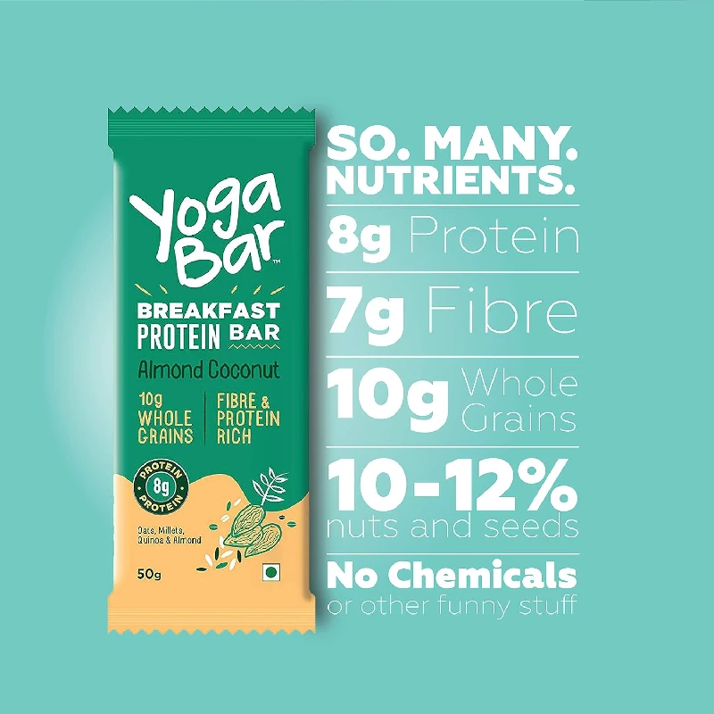 Yogabar Breakfast Bars Variety Pack with High Energy & Nutrition Bars - Image 6