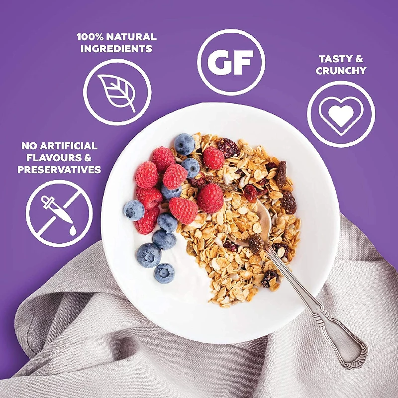Yogabar Dark Chocolate & Cranberry Muesli - Image 5