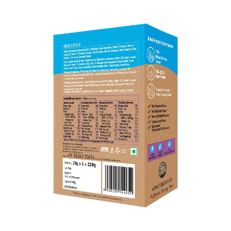 Yogabar Multigrain Energy Bars - Image 2