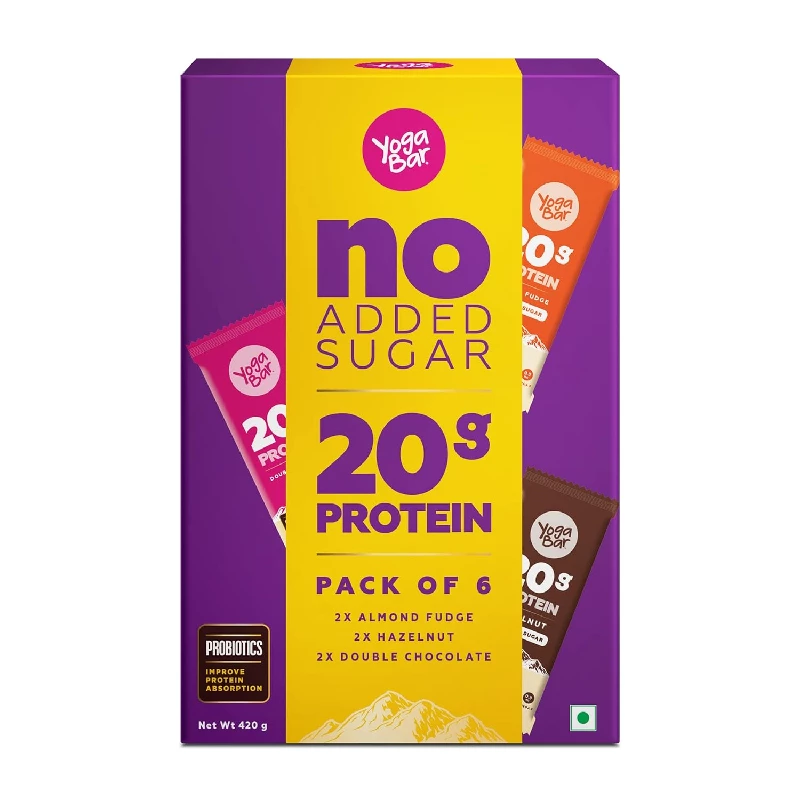 Yogabar No Added Sugar Protein Bars (Pack of 2) - Image 2