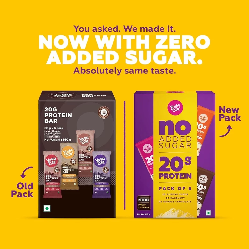 Yogabar No Added Sugar Protein Bars (Pack of 2) - Image 3