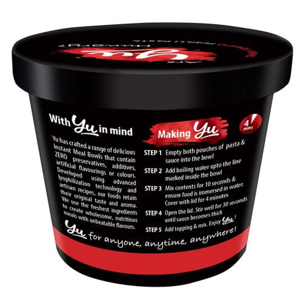 Yu Chunky Tomato Instant Cup Pasta - Wholesome - Image 2