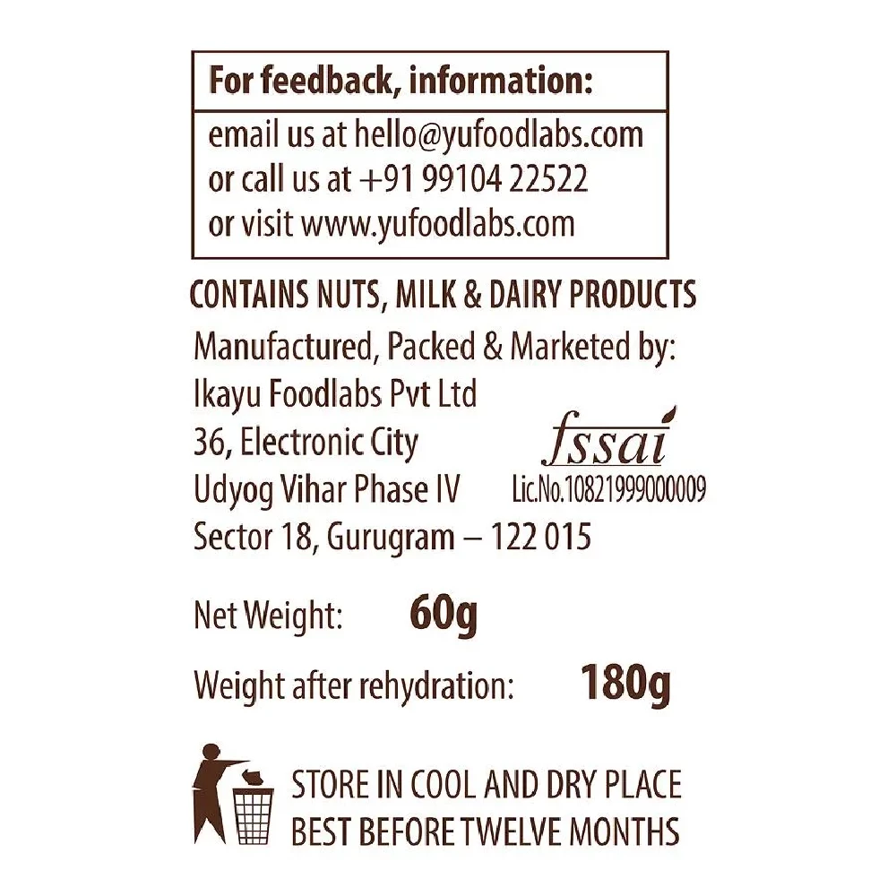 Yu Peanut Butter Berry Oats - Healthy Breakfast, Rich In Fibre, Protein - Image 5