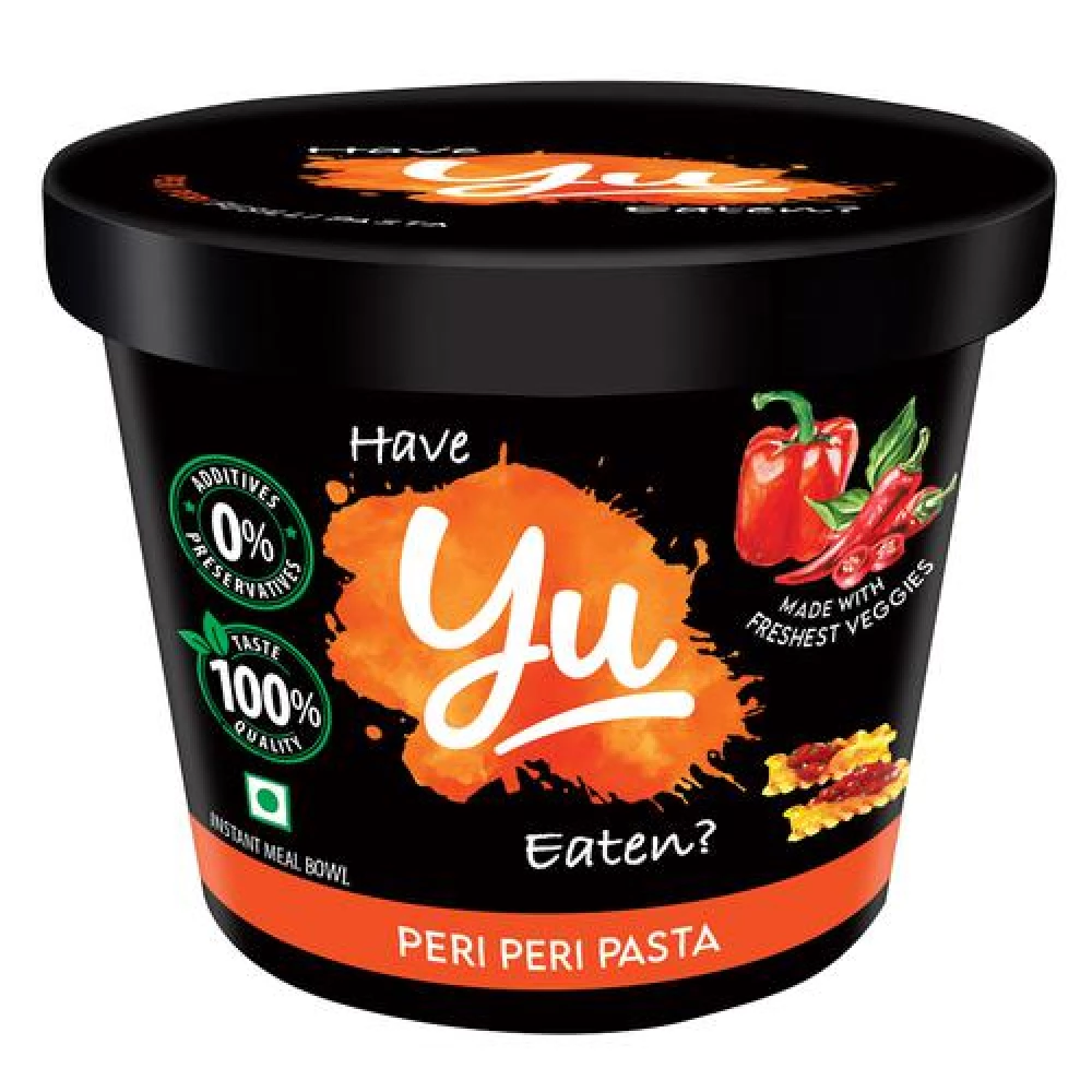 Yu Peri Peri Instant Cup Pasta Wholesome
