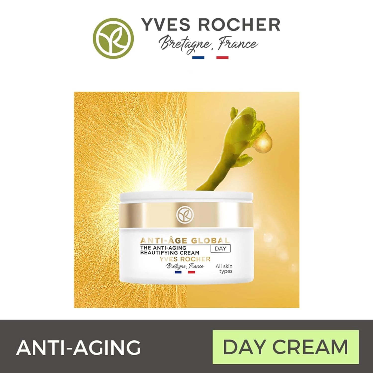 Yves Rocher Anti Age Global-The Anti-Aging Beautifying Day Cream - Image 3