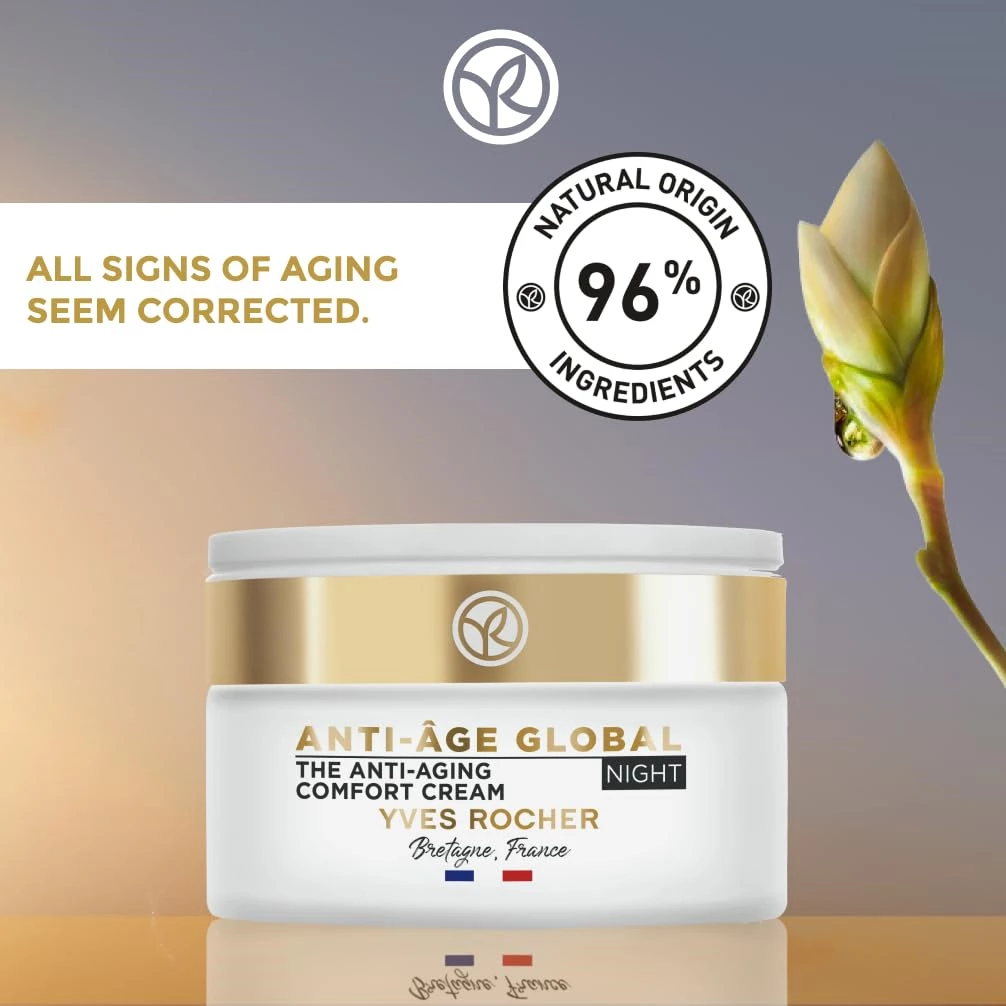 Yves Rocher Anti Age Global-The Anti-Aging Comfort Night Cream - Image 2