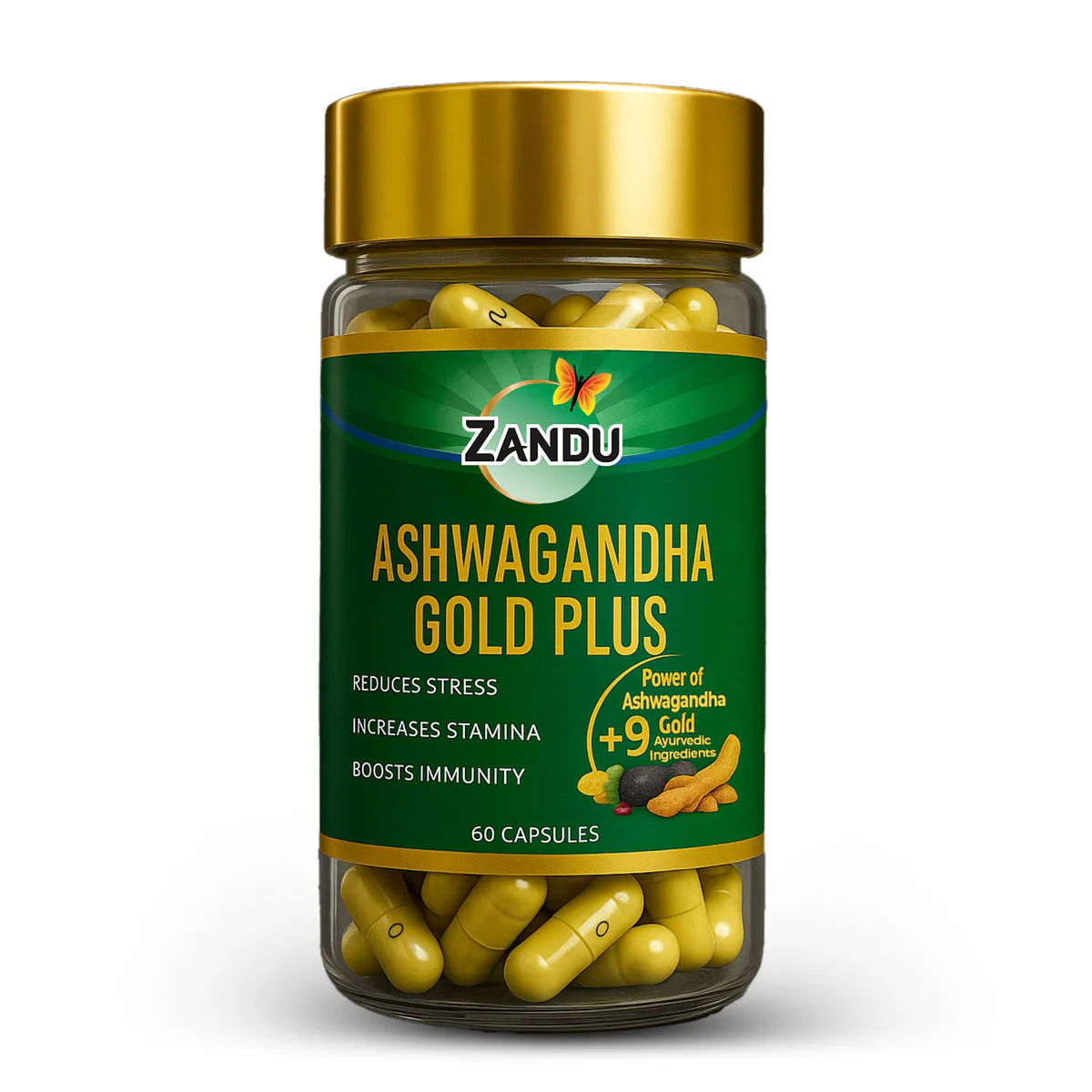 Zandu Ashwagandha Gold Plus Capsules