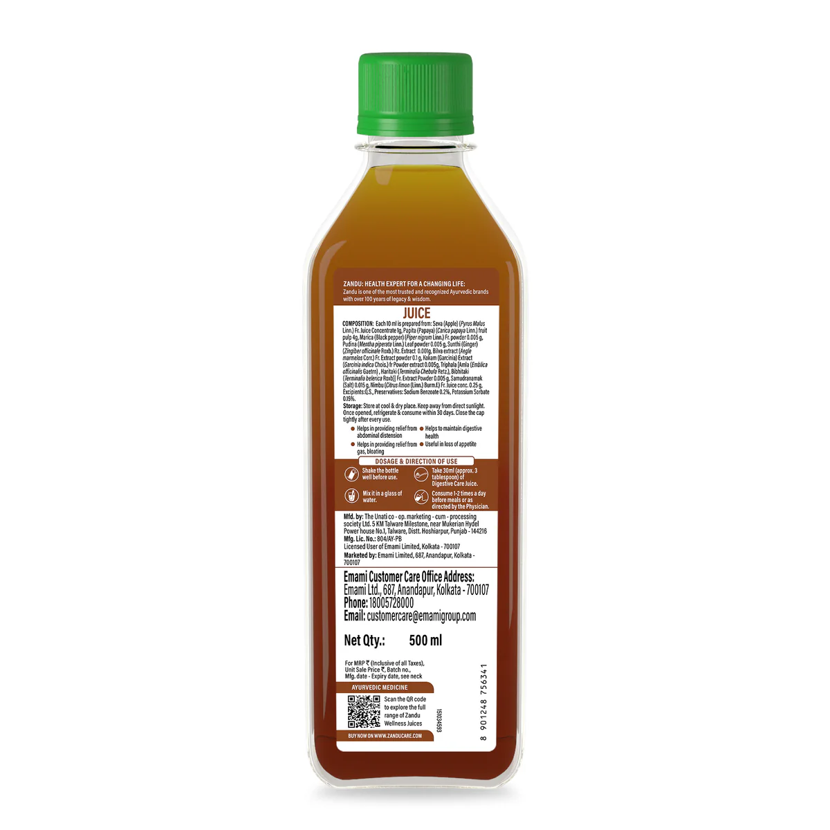 Zandu Digestive Care Juice - Image 2