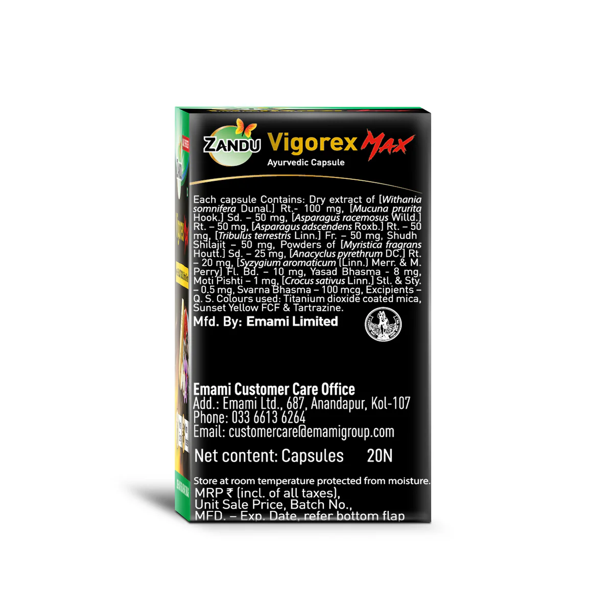 Zandu Vigorex Max Capsules - Image 2