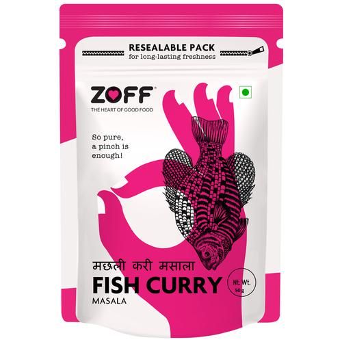 Zoff Fish Curry Masala - High Flavour Spice Blend Zoff Fish Curry Masala - High Flavour Spice Blend--50 g Pouch