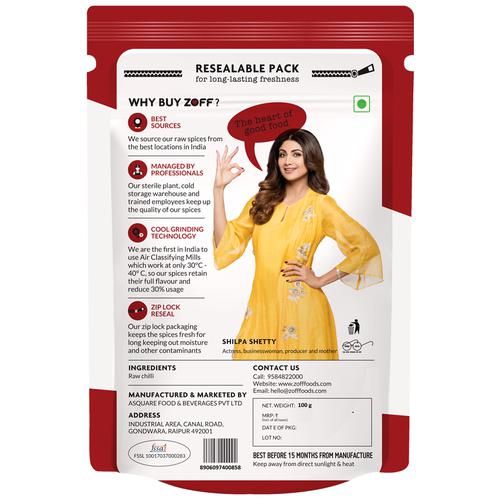 Zoff Kashmiri Red Chilli Powder - High Quality & Flavour - Image 2
