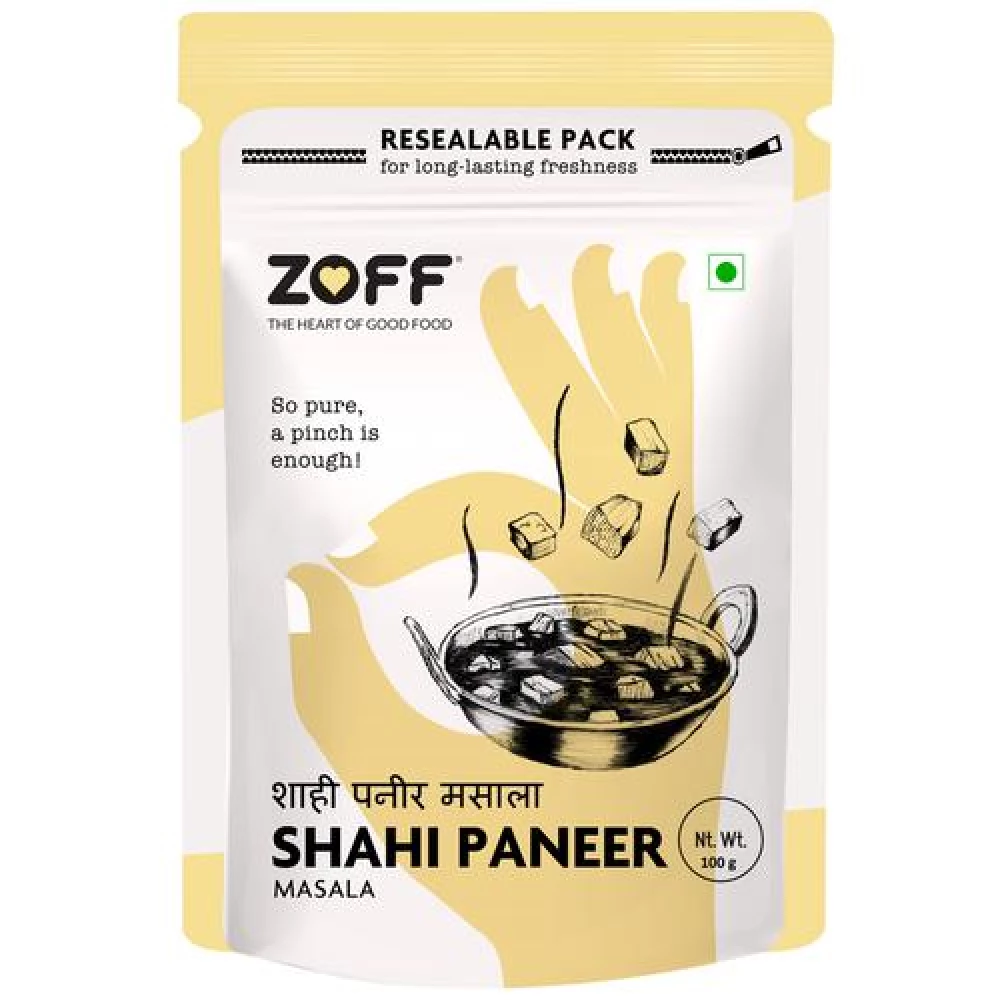 Zoff Shahi Paneer Masala - Authentic Spice Blend Zoff Shahi Paneer Masala - Authentic Spice Blend--100 g Pouch