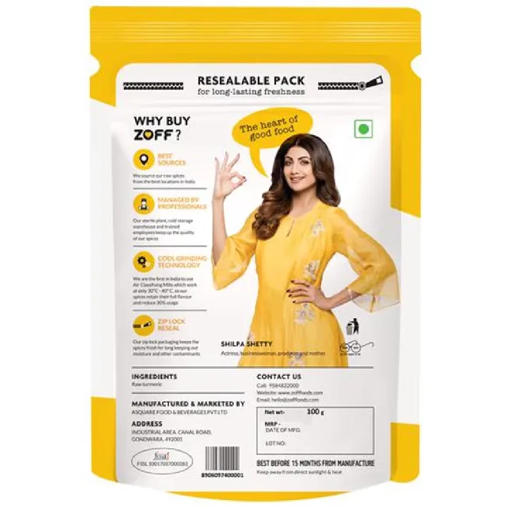 Zoff Turmeric Powder - High Flavour & Quality - Image 6
