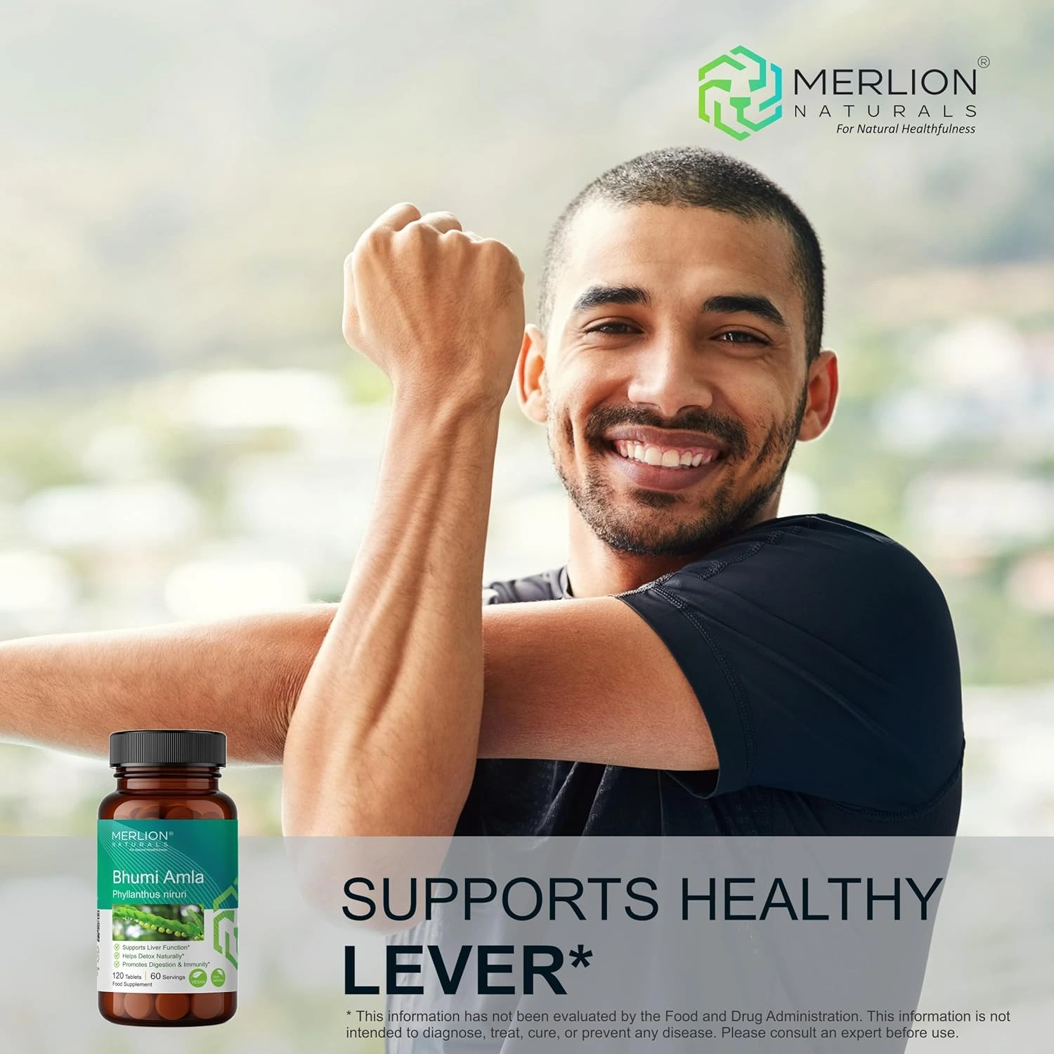 Merlion Naturals Bhumi Amla Tablets Phyllanthus niruri 500mg - Image 2