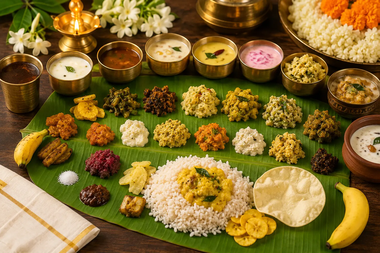 Onam Sadhya Explained: The 26-Dish Kerala Feast and What Each Dish Means