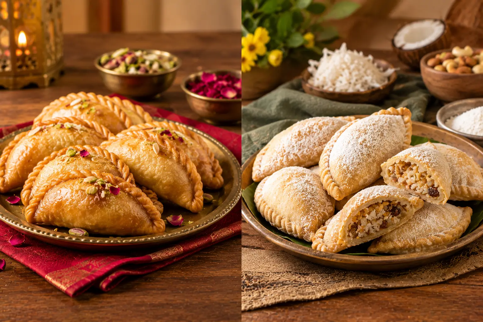Gujiya vs Karanji: Are They the Same Sweet? Differences, Ingredients & History