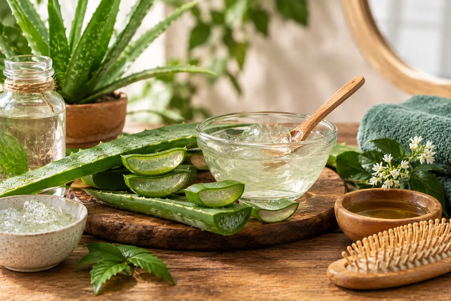 Aloe Vera Gel for Skin and Hair: Benefits, Uses and How to Apply It