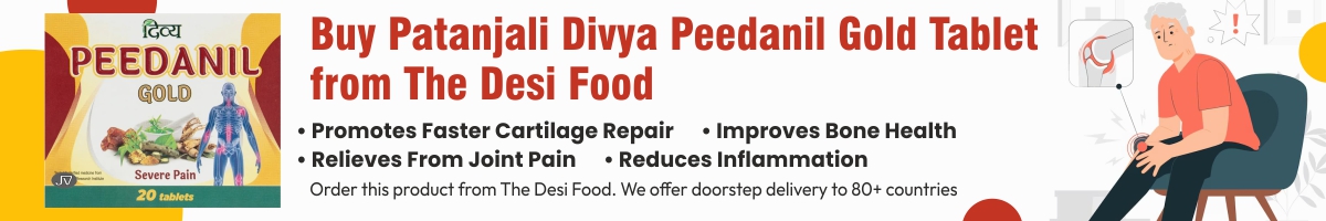 Buy patanjali divya peedanil gold tablet from the desi food