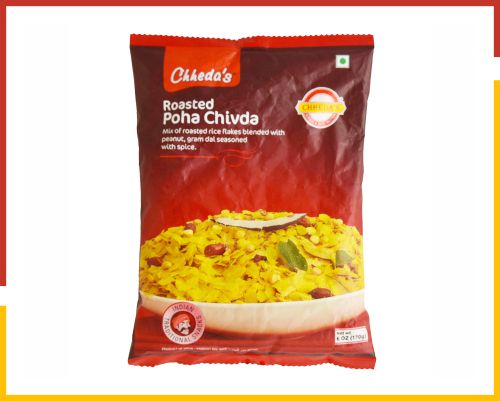 Chhedas roasted Poha chivda