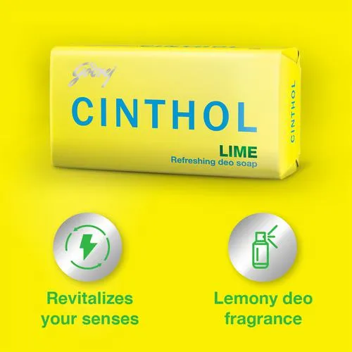 Cinthol Lime Refreshing Deo Soap 100 g Cinthol Lime Refreshing Deo Soap 100 g-Pack Size-Pack of 5
