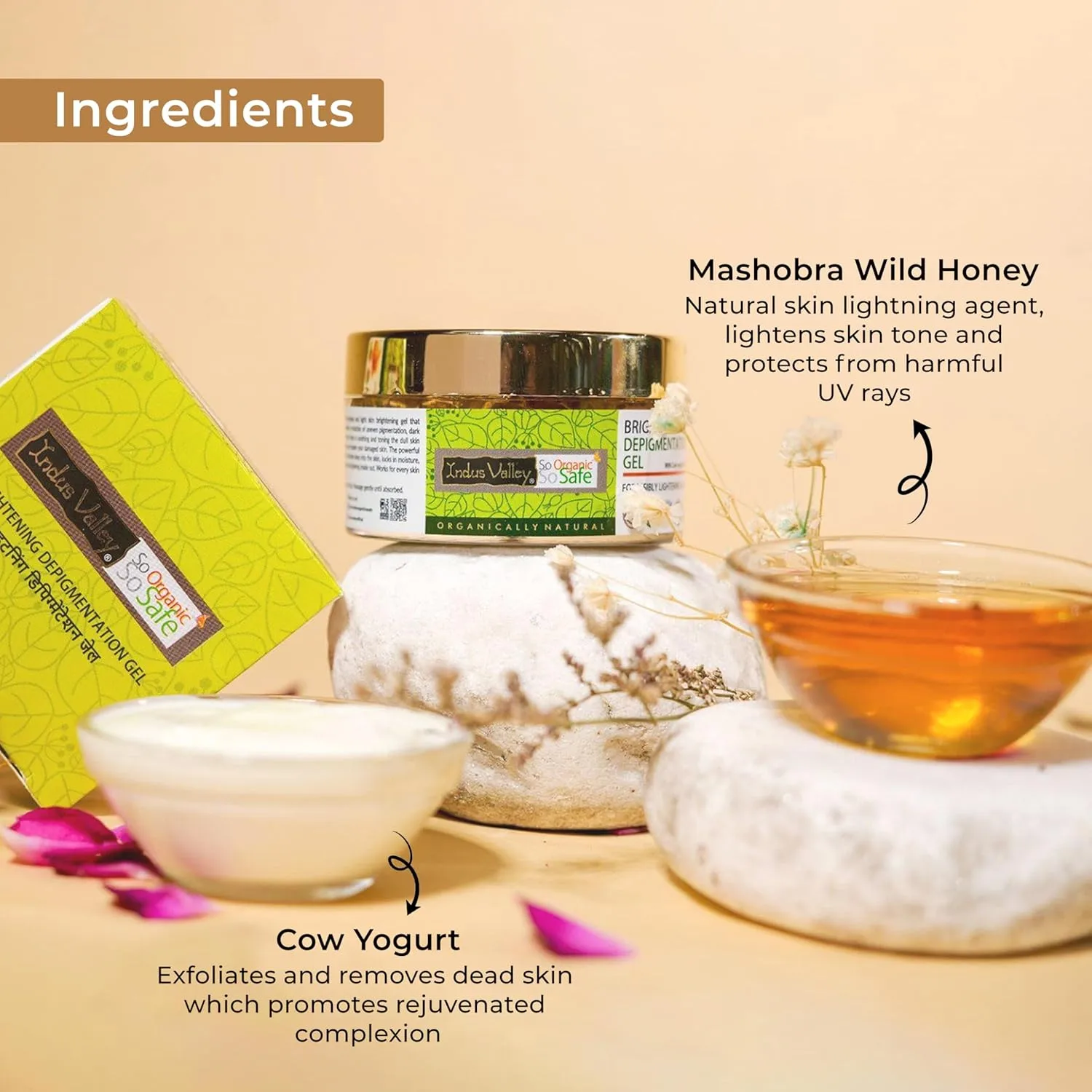 Indus Valley Organic And Natural Cow's Milk Yogurt and Honey Gel - Image 2
