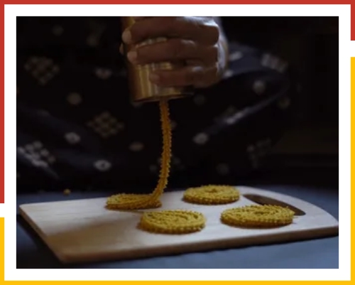 Diwali Faral Preparation