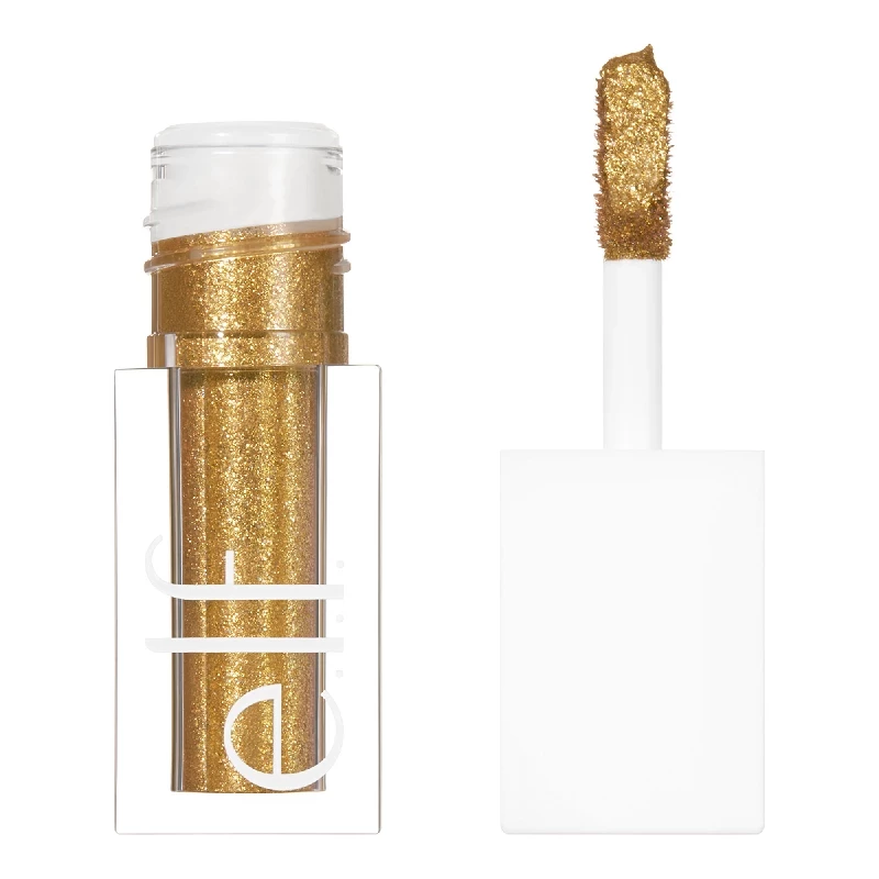 e.l.f. Cosmetics Liquid Glitter Eyeshadow - 24K Gold e.l.f. Cosmetics Liquid Glitter Eyeshadow - 24K Gold-Pack Size-3 ml