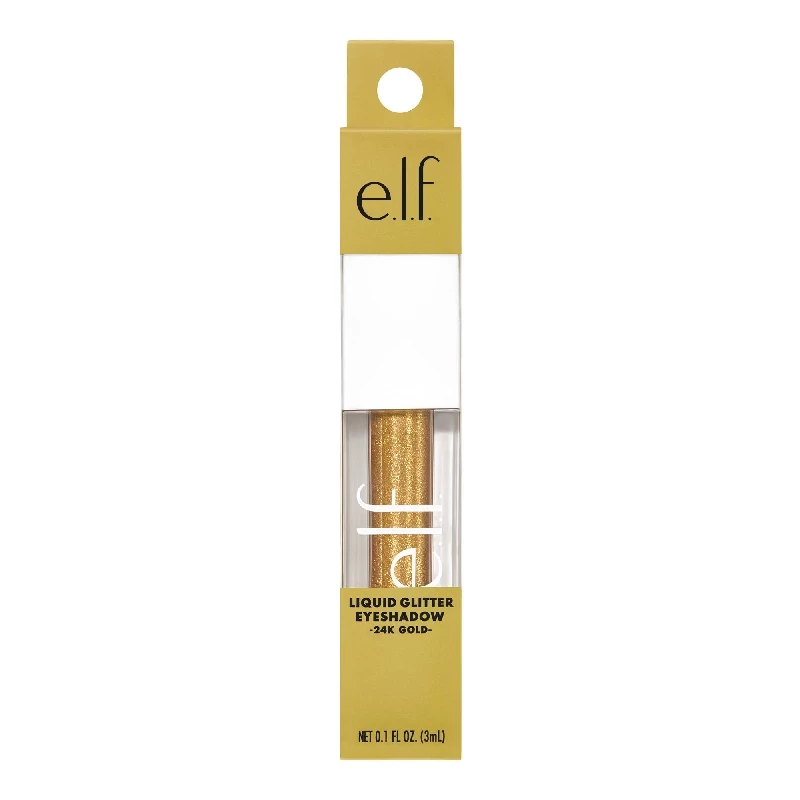 e.l.f. Cosmetics Liquid Glitter Eyeshadow - 24K Gold - Image 5