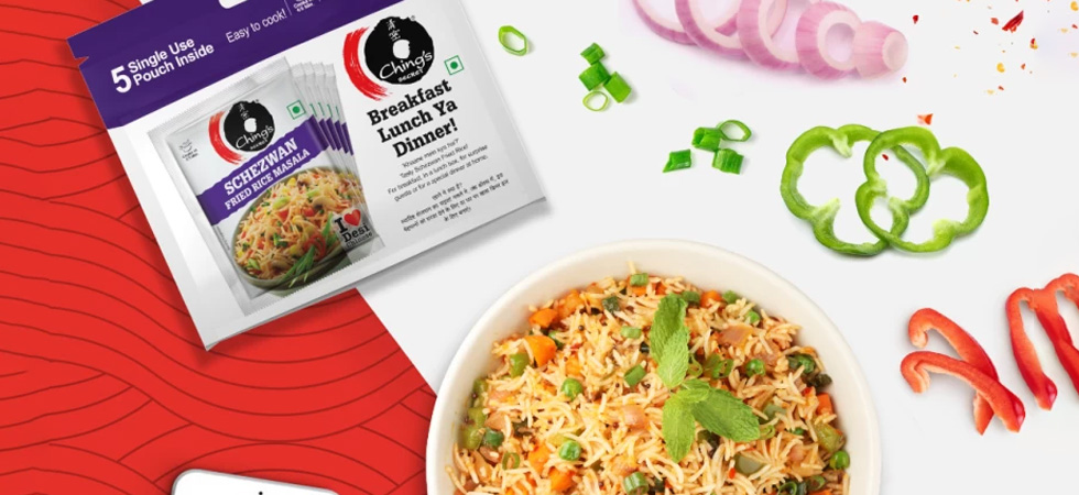 Enhance Rice with Ching'S Secret Schezwan Fried Rice Masala