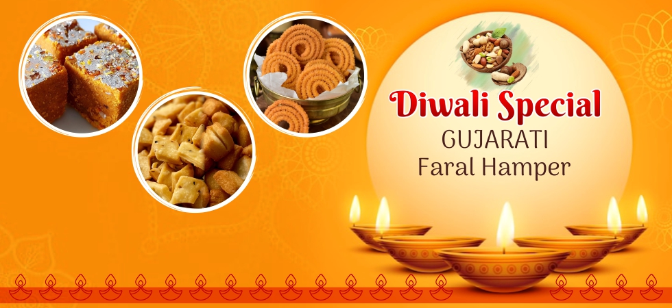 Buy Diwali Special Gujarati Faral Hamper at the Desi Food