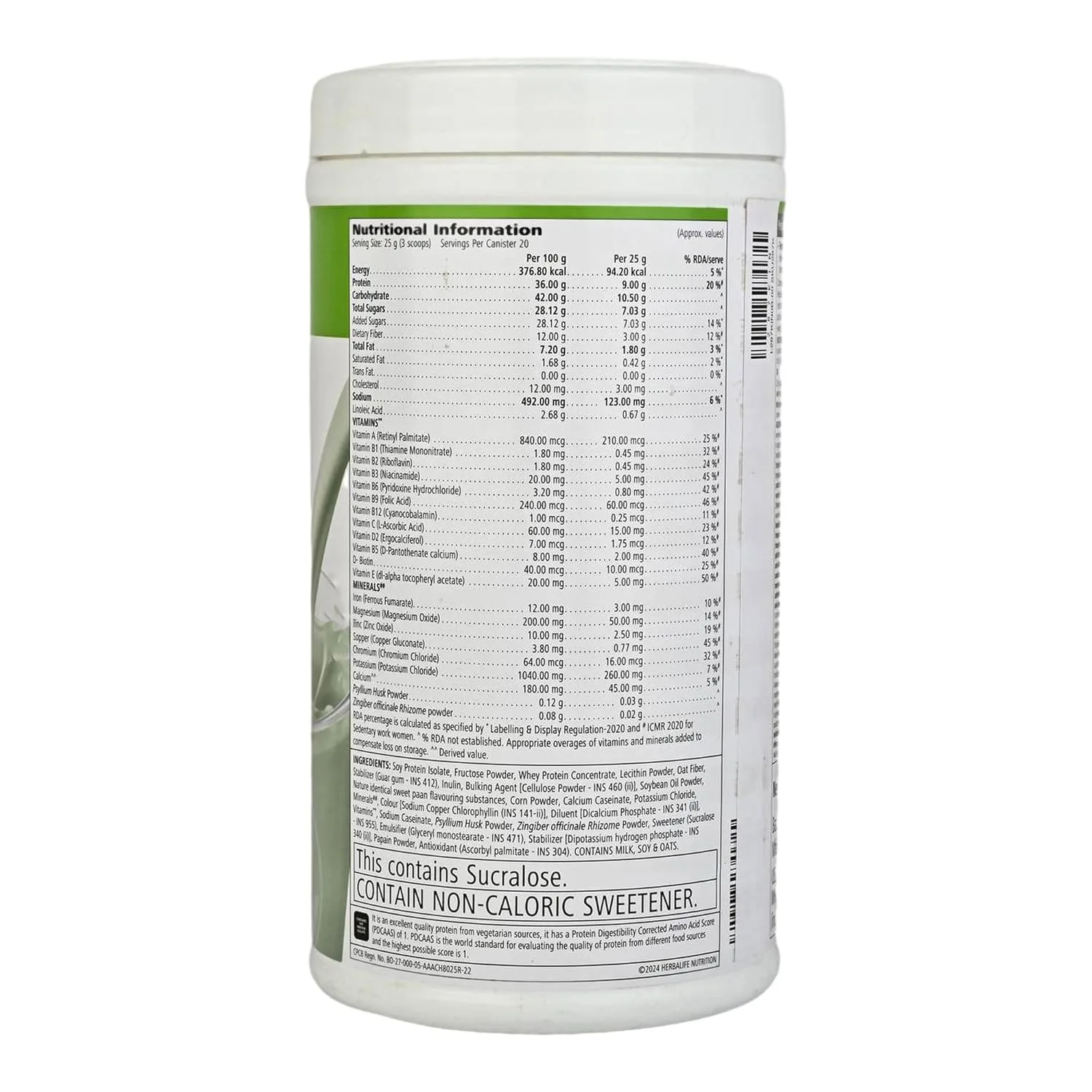 Herbalife Formula 1 Nutritional Shake Mix Paan - Image 3