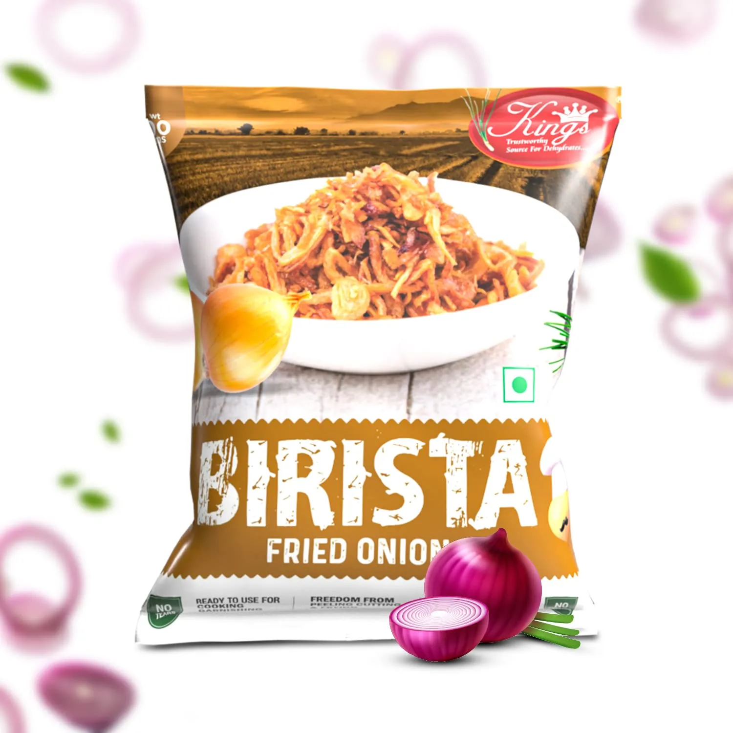 Kings Dehydrated Foods Birista Onion - Image 1