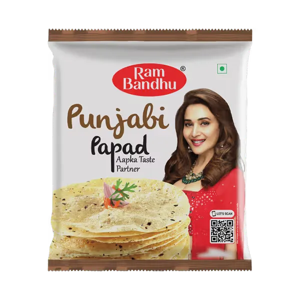 Ram Bandhu 5 inch Punjabi Papad Ram Bandhu 5 inch Punjabi Papad-Pack Size-200 g