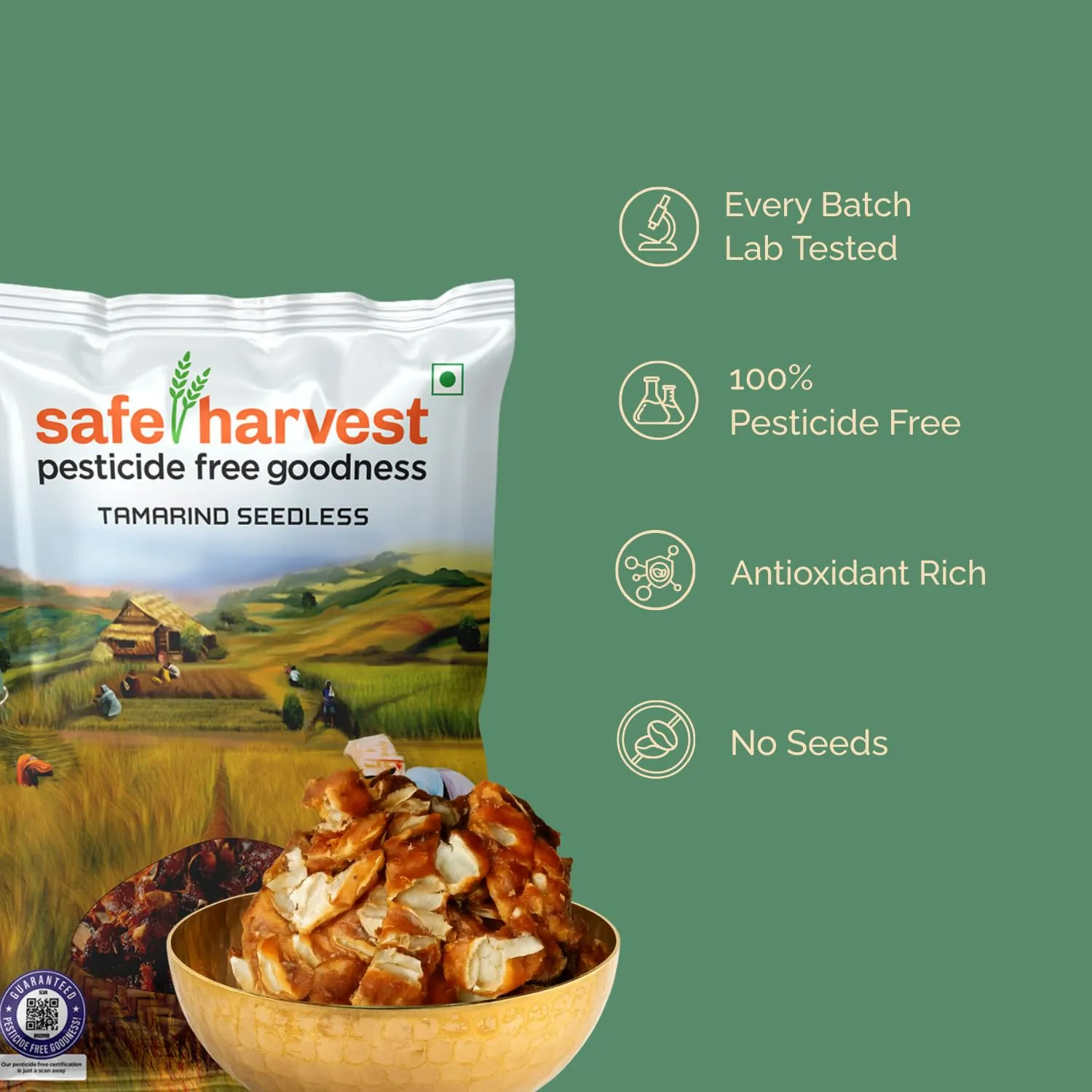 Safe Harvest Pesticide-Free Seedless Tamarind - Image 2