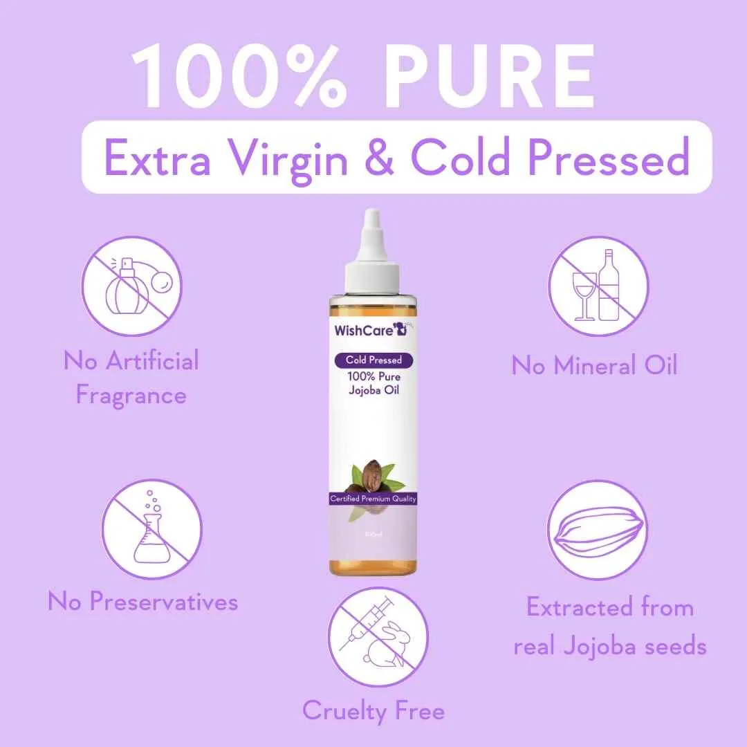 WishCare Cold Pressed Jojoba Oil 100ml - Image 2