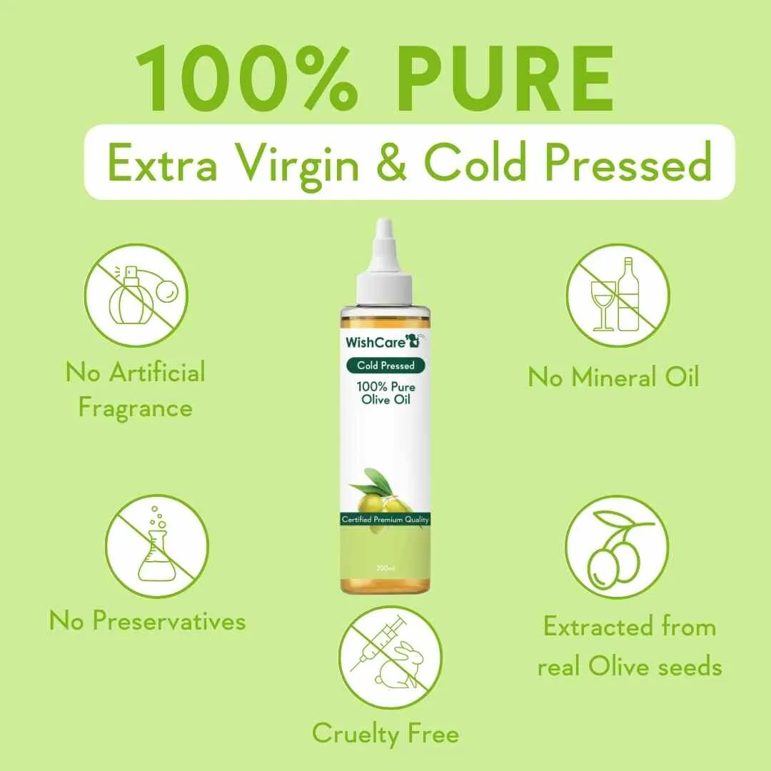 WishCare Cold Pressed Olive Oil 200ml - Image 2